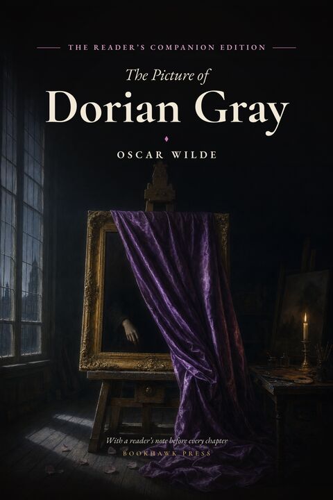 The cover of our The Picture of Dorian Gray.