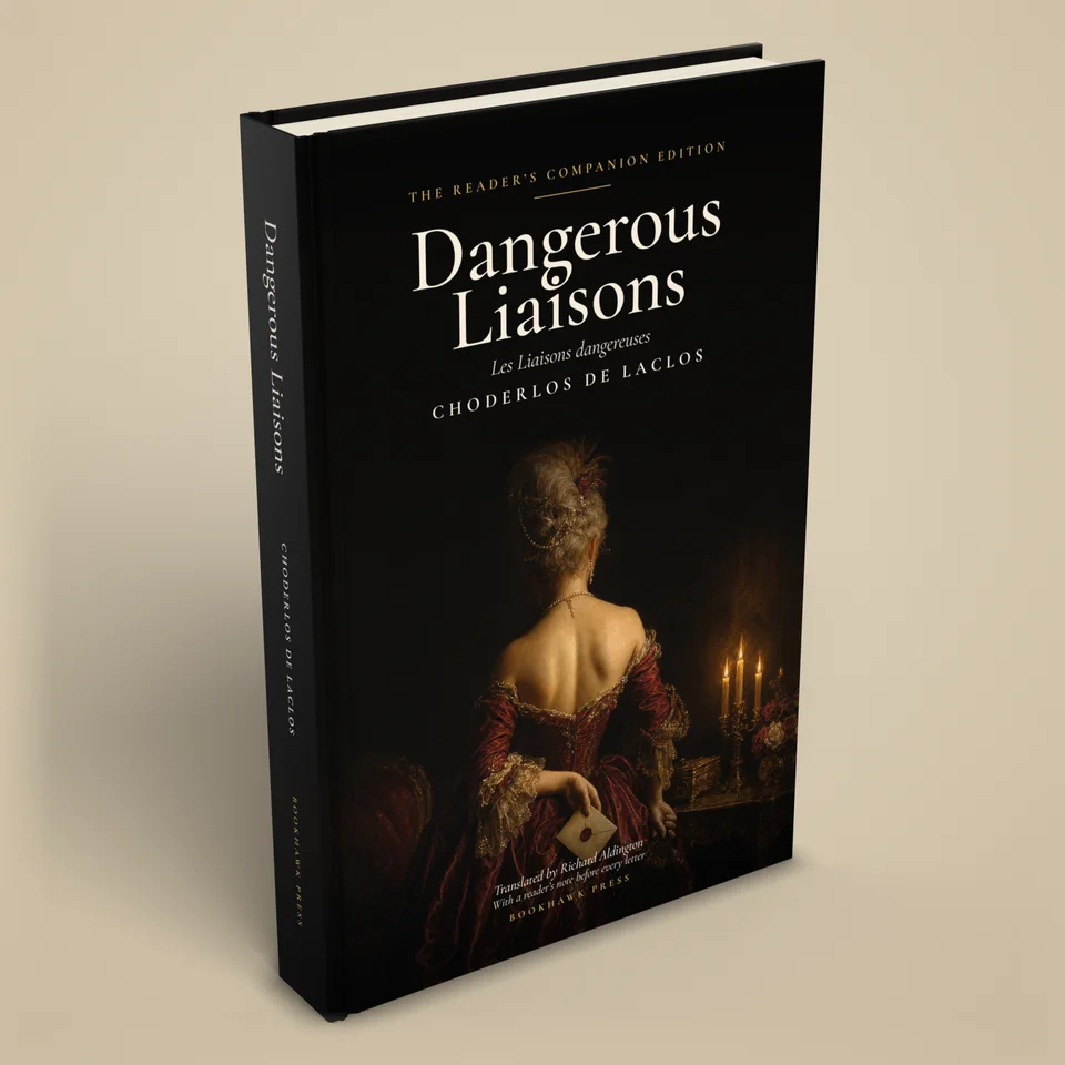 Our Dangerous Liaisons in hardcover, standing.