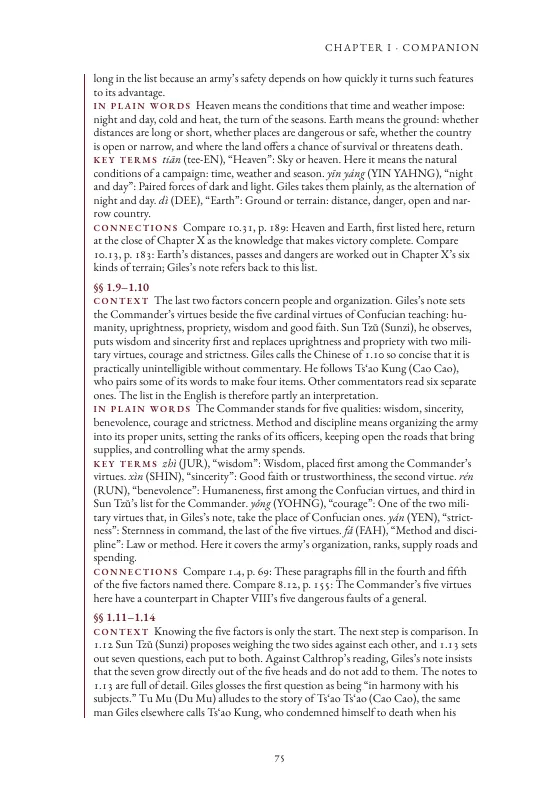 The companion to Chapter I