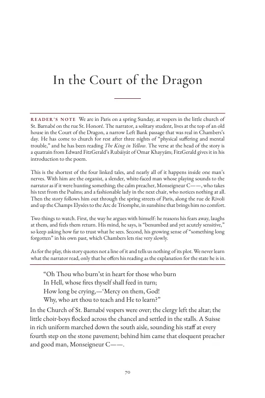 In the Court of the Dragon, with its reader’s note