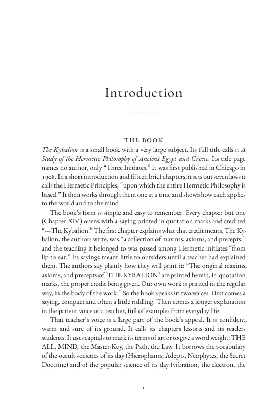The introduction