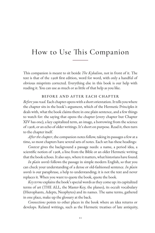 How to Use This Companion