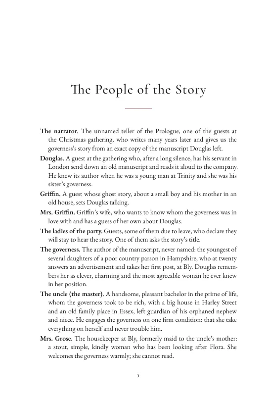 The people of the story