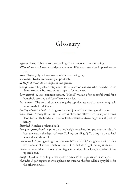 The glossary